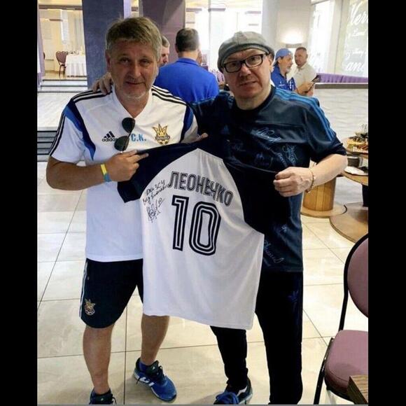 DYNAMO KYIV 80-90s Signed Home JERSEY By The Legend Leonenko UKRAINE With Proof - Picture 3 of 8